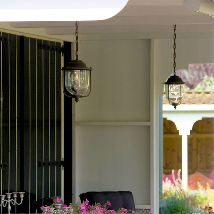 K.S. Verlichting LINDAU - Hanglamp voor buiten met kettingophanging