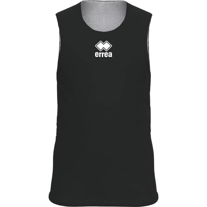 Errea reversible basketbalshirt Junior zwart/wit - Maat YXS (140)
