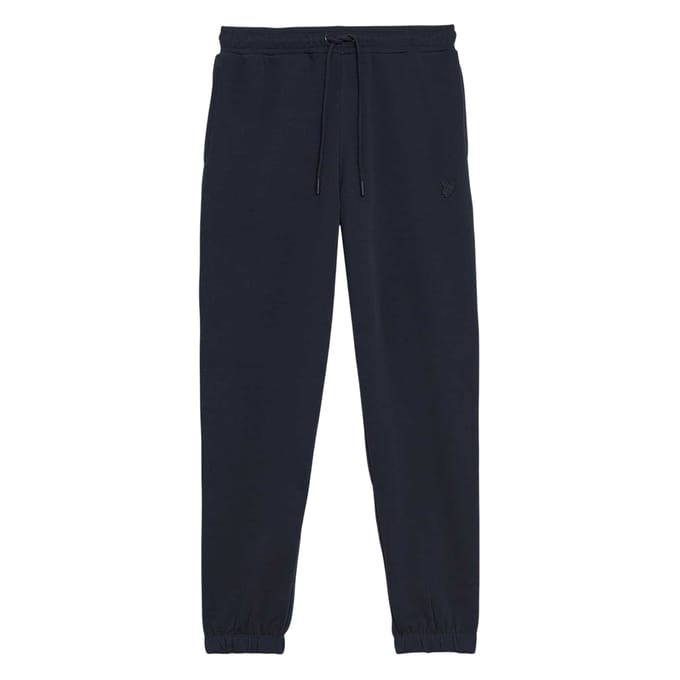 Lyle & Scott Heren Fleece Logo Joggingbroek (Donkerblauw)