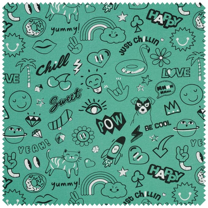 Sweat stof "Be Cool"