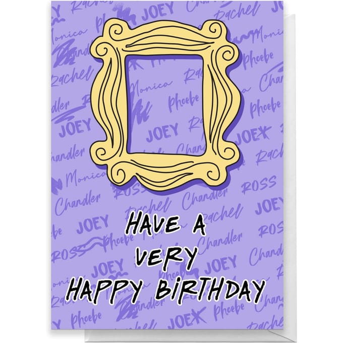 Friends Happy Birthday Greetings Card - Large Card