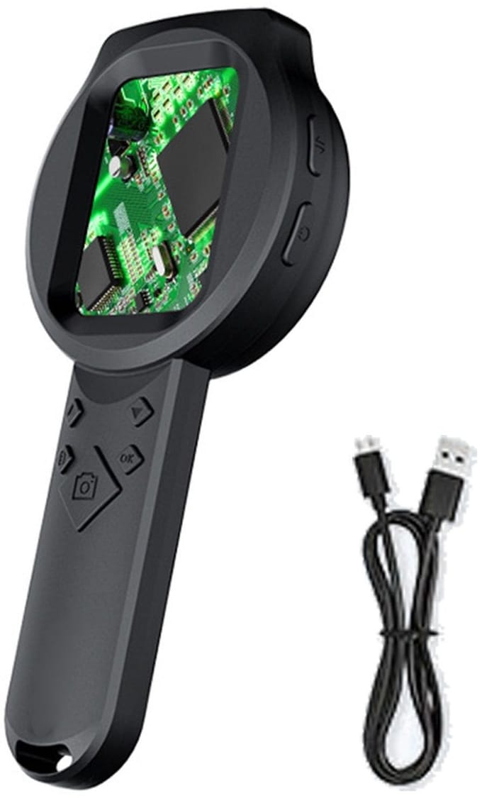 Dailygoods - Handheld Vergrootglas met 2,8 Inch IPS-scherm en LED-verlichting