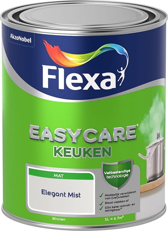 Flexa - Easycare Keuken - Elegant Mist - Mengverf - 1 L