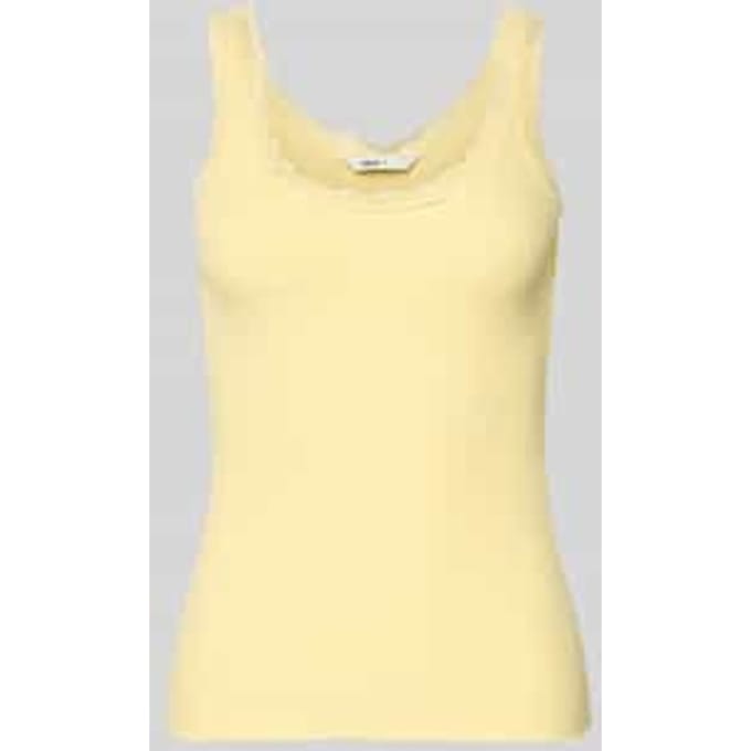 slim fit tanktop van mix van biologisch katoen model 'SARA'
