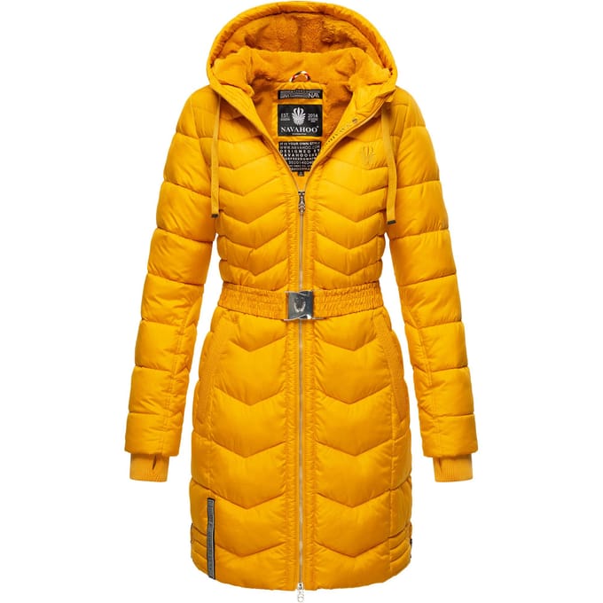 Navahoo Alpenveilchen dames winter gewatteerde jas – Warm, lang & stijlvol