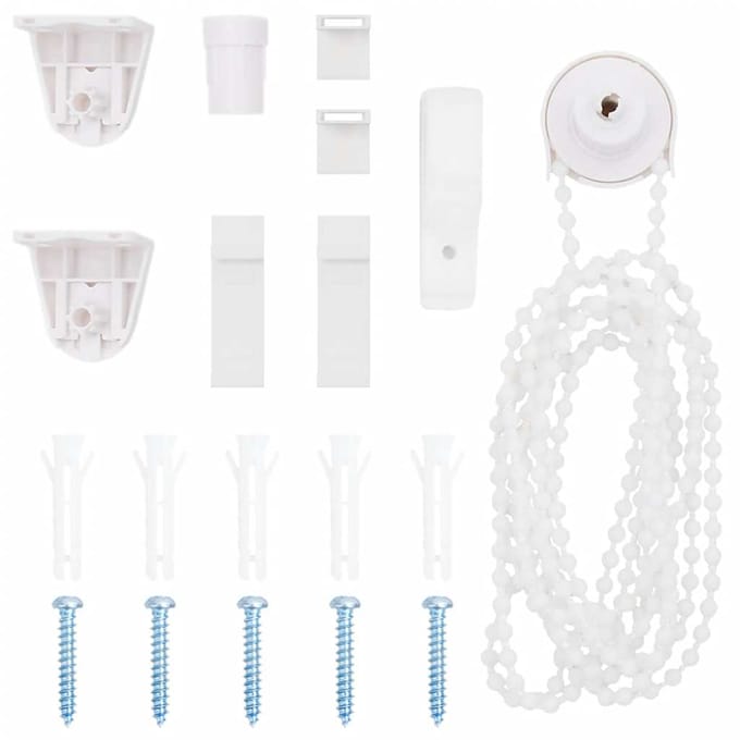 Kit de fixation pour store enrouleur 19 pièces 18 mm