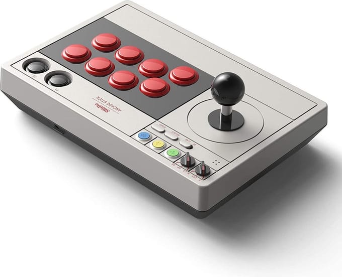 8BitDo Arcade Stick for Nintendo Switch 1 & 2 - PC - Wireless Controller - Nintendo Switch