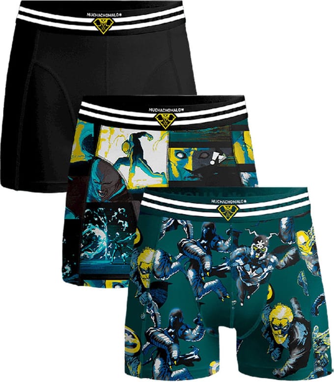 Muchachomalo-3-pack onderbroeken voor mannen-Elastisch Katoen-Boxershorts - Maat L