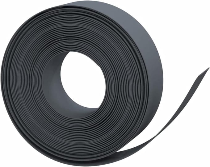 Tuinrand Set - Graskant Afscheiding - Tuin Verfraaien - Flexibel Materiaal - 10 Meter - Grijs