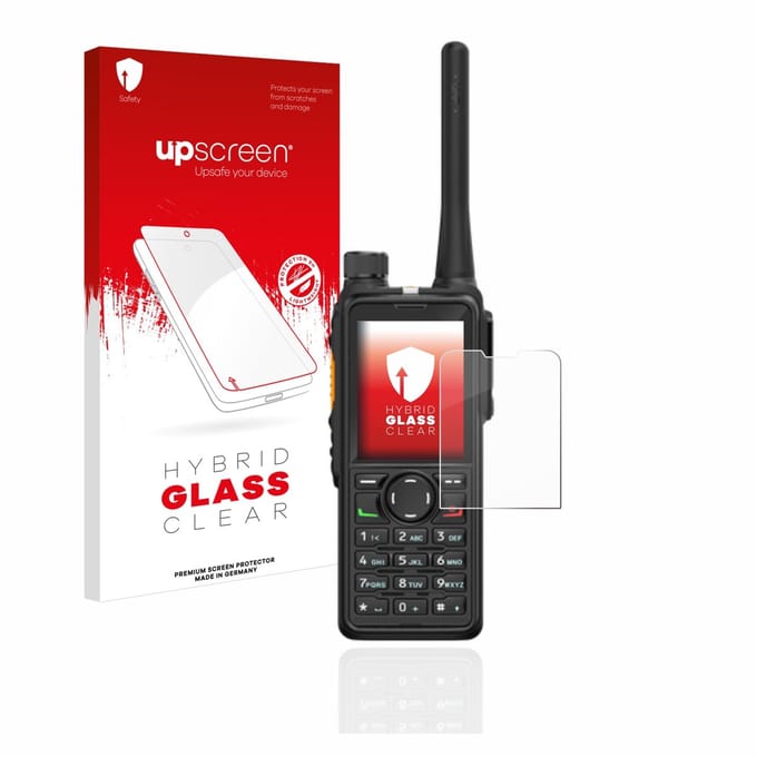 upscreen - Screenprotector voor Hytera HP785 - Folie Beschermfolie Beschermglas transparant