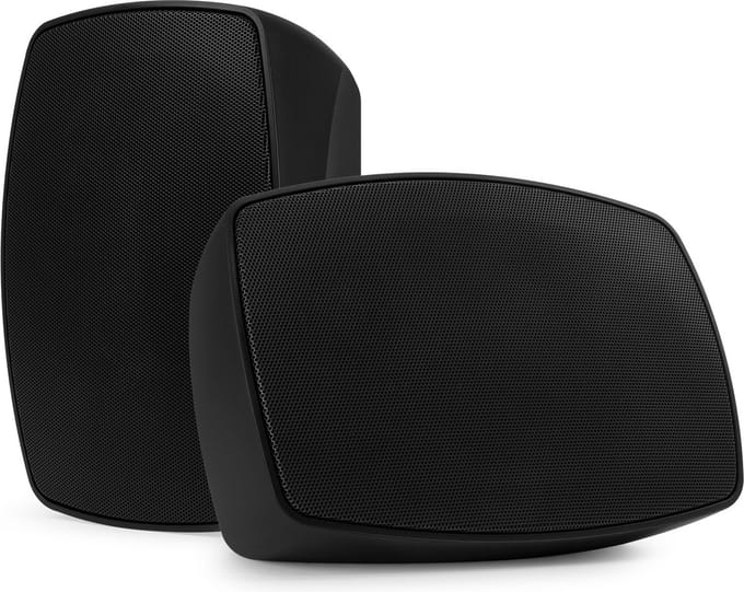 Power Dynamics BHW50BK waterbestendige speaker set - 100V & 8 Ohm - 80W - Zwart