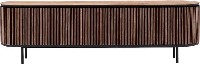 Goossens Tv Meubel Adel, 4 Deuren - Hout Bruin
