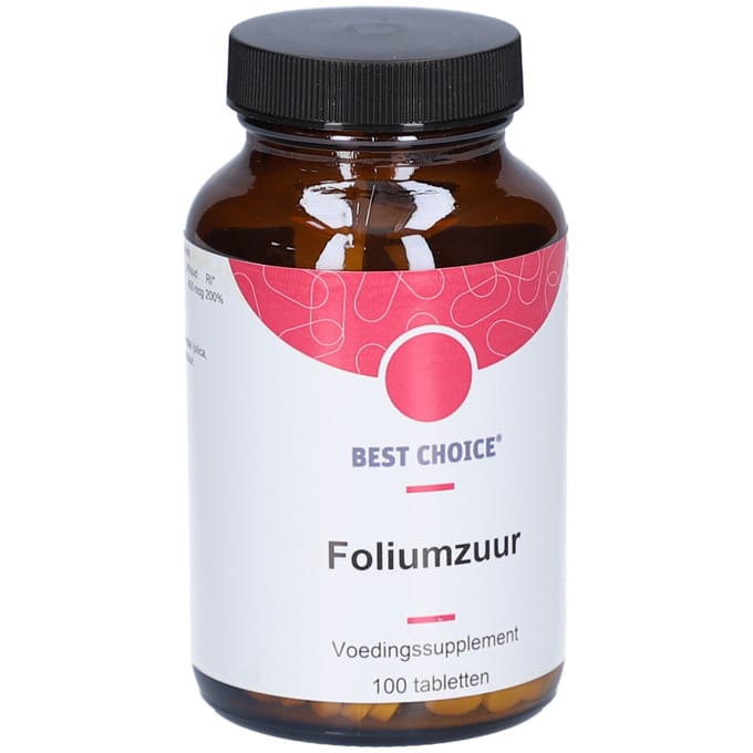 Best Choice Foliumzuur 100 Gecomprimeerde tabletten