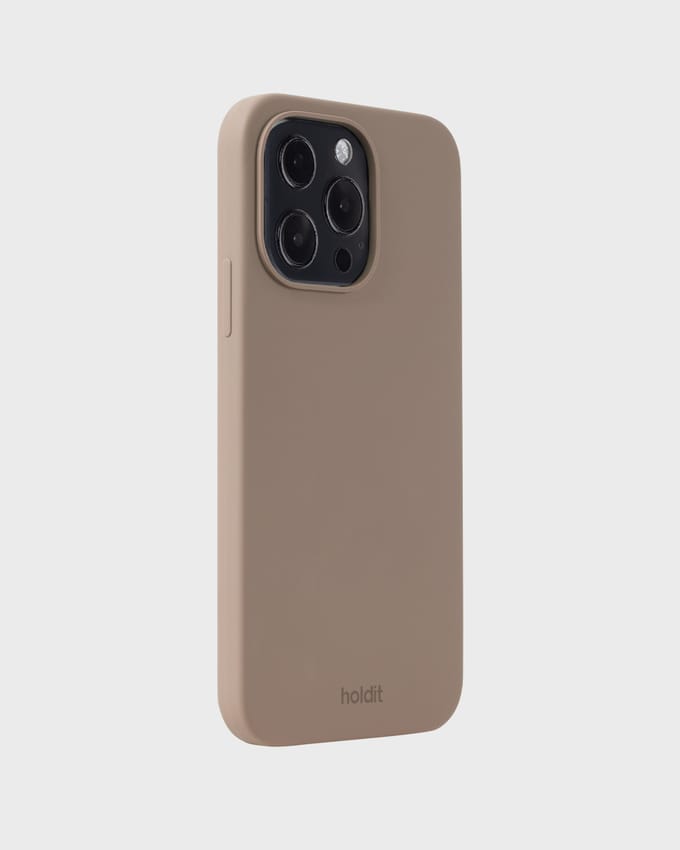 Holdit Silicone Case geschikt voor Apple iPhone 13 Pro - Mocha Brown