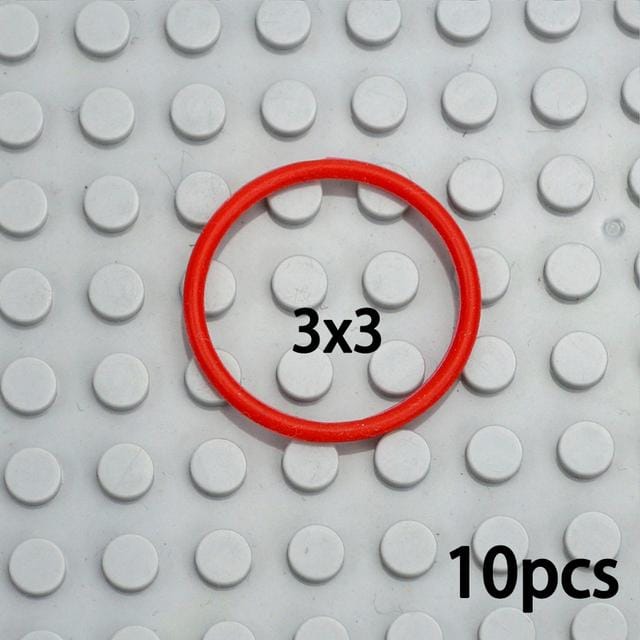 MOC Technisch Elastiek 2x2 3x3 4x4 5x5 EV3 Compatibel 85543 85544 85545 85546 Elastische Band Bakstenen Onderdelen Educatief Speelgoed