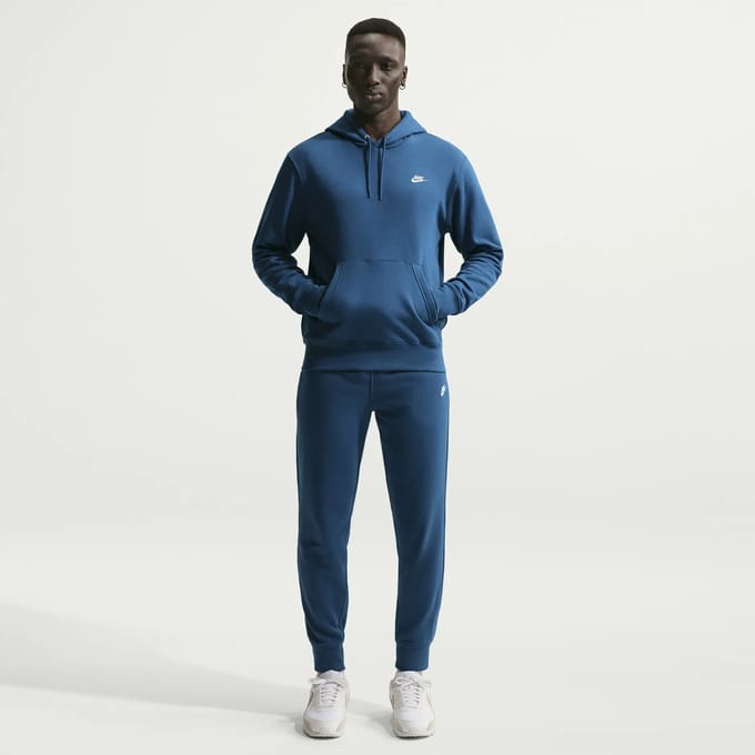 Nike Club Bb Pullover Hoodie Fn3859-476 - Kleur Blauw - Maat S