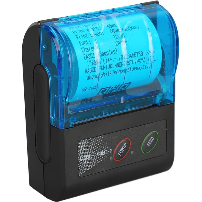 Mini Thermische Fotoprinter Draadloze Zakformaat Inktloze Bluetooth Thermische Printer blue