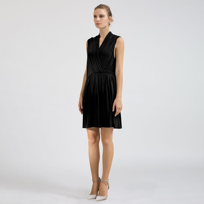 Drape Cupro Jersey -jurk