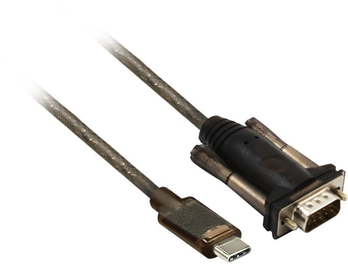 ACT USB-C Serieel Adapter | RS232 | 1,5 meter | Zwart | AC6002