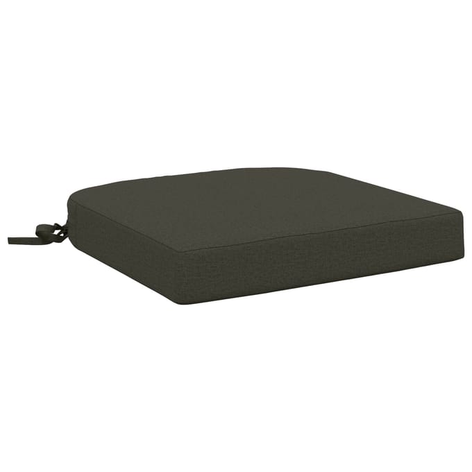 vidaXL - 1-delig - zitkussen - SOEST - 100% - Polyester - Antraciet - 45 - x - 45 - x - 7 - cm
