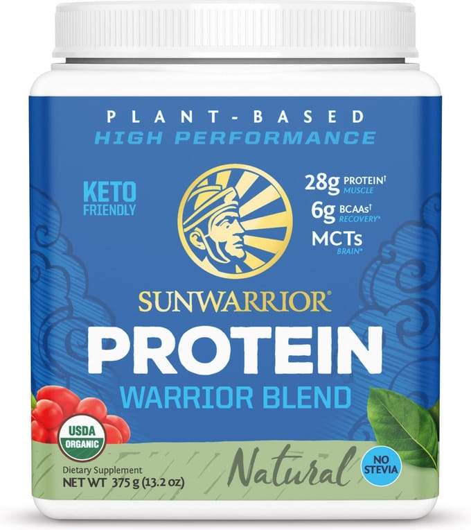 Sunwarrior Warrior Blend Organic (375g) Unflavoured - Eiwitten - Veganistisch eiwit