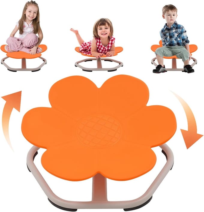 Sensorische Schommelstoel met Draaifunctie voor Kinderen met Autisme en Zintuiglijke Behoeften
