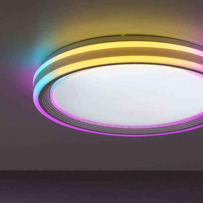 JUST LIGHT. GmbH LED plafondlamp Spheric, CCT, RGB, Ø 48 cm