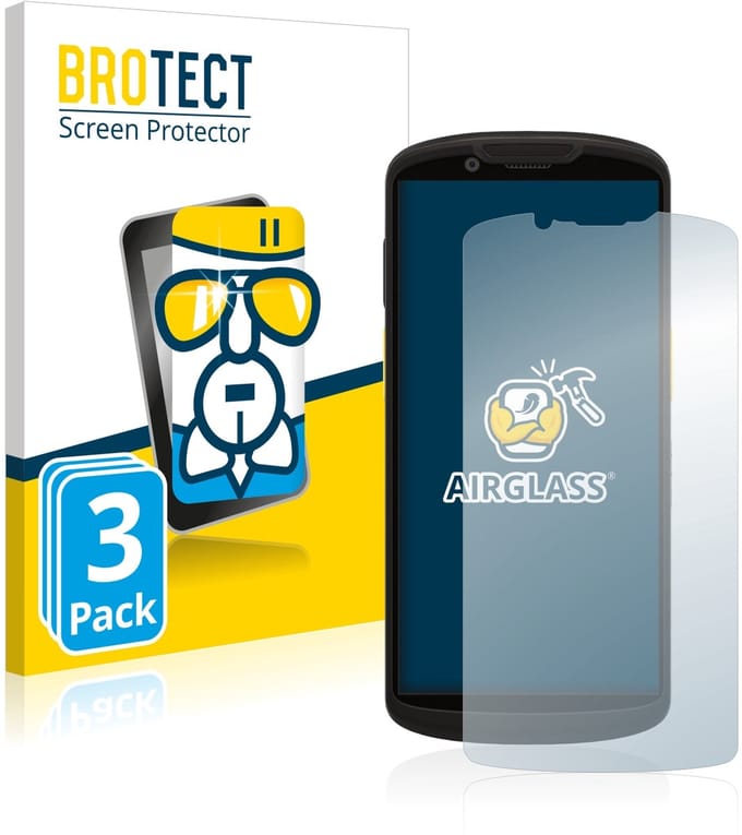 Screenprotector 3 Stuks voor Zebra TC53 Beschermglas transparant