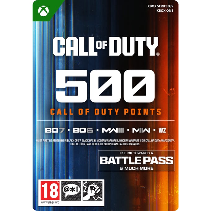 500 CALL OF DUTY POINTS