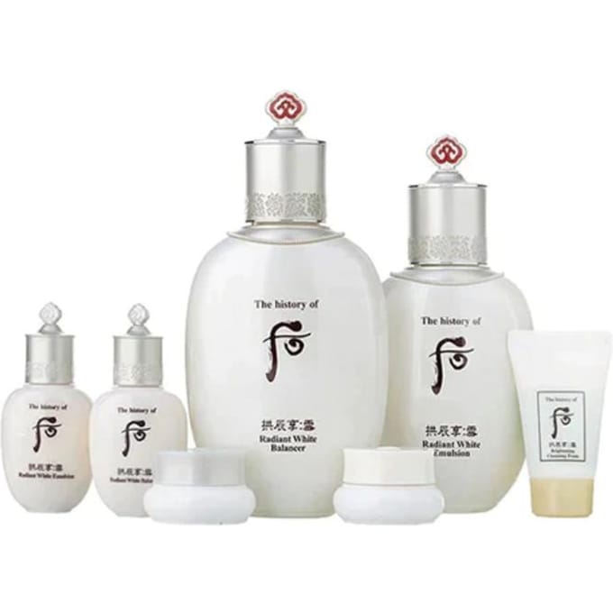 The History of Whoo Gongjinhyang Seol Radiant White 7items Special Set +RANDOM GIFT white