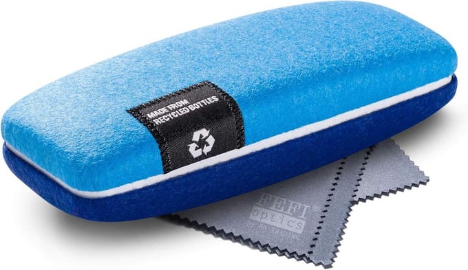 FEFI - Hard case glasses case with felt cover for recycled PET bottles