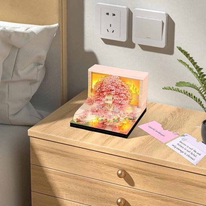 3D Kalender - Bureau Kalender - Planning en Notities - Uniek Ontwerp - 8.5 x 8.5 x 6.8 cm