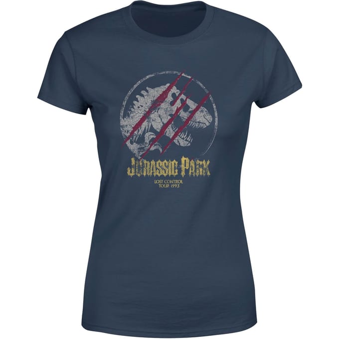 Jurassic Park Lost Control Women's T-Shirt - Navy - XXL