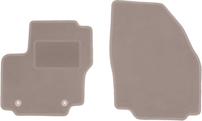 Beige voormatten voor: Ford Galaxy MK2 minivan (2006-2012)