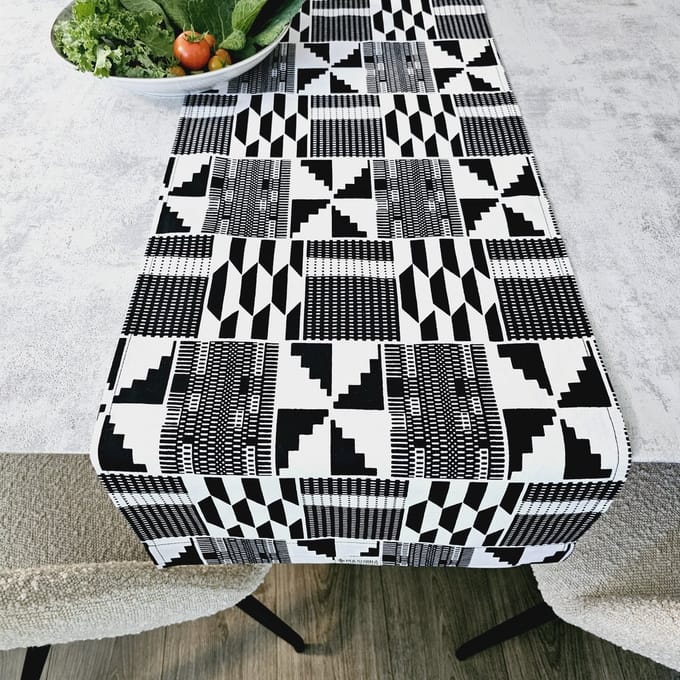 Set van 2 Tafellopers | 180x35cm | Gemaakt Van 100% Katoen