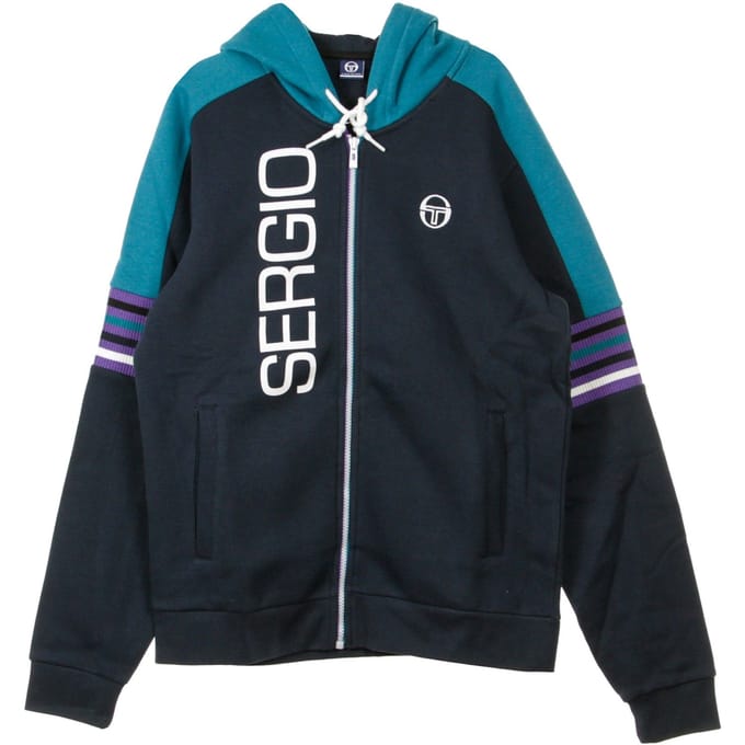 Darwin Sweater Heren Zip Hoodie Marine Oceaan