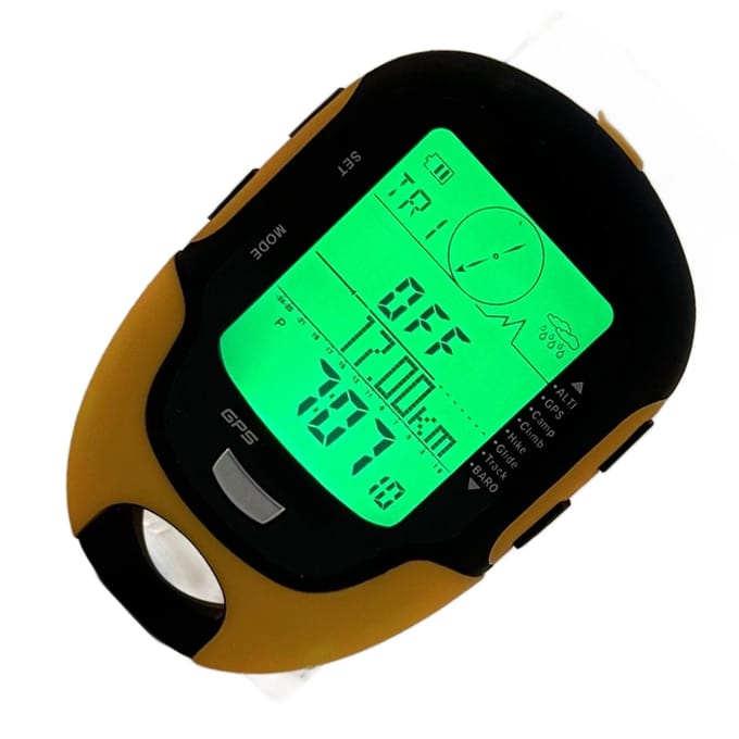 FR510 ABS IPX4 waterdichte buitennavigatie hoogtemeter temperatuur vochtigheid kompas GPS green