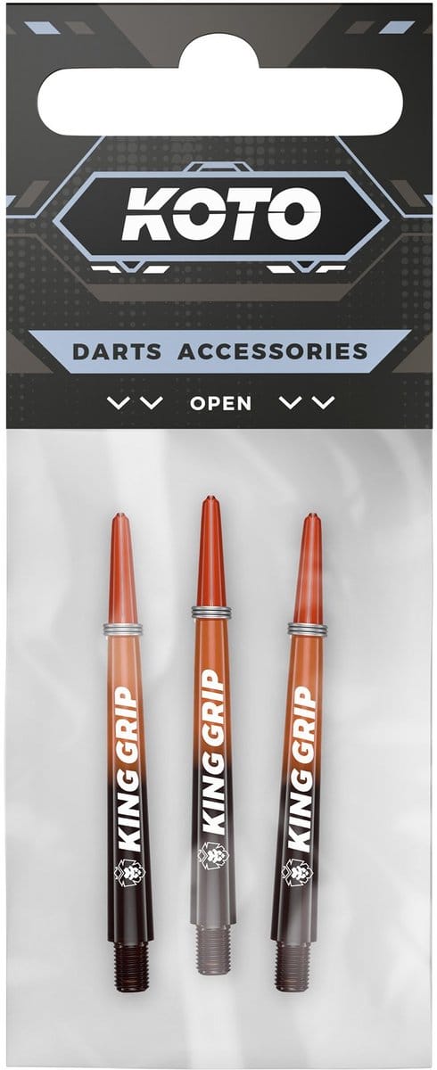 KOTO King Grip Colors Orange Black - Dart Shafts Medium