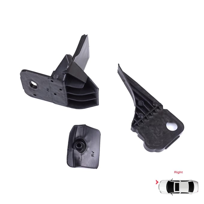 BHL585-2 Koplamp Houder Montage Reparatie Beugel Lip Set Rechterzijde voor Ford Focus MK4 C519 HN HM HP 2018-On JX7B13W029CE