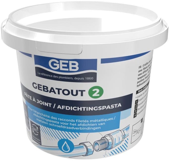 Gebatout 2 Voegmiddel - GEB - Geschikt voor drinkwater - Pot van 500 g