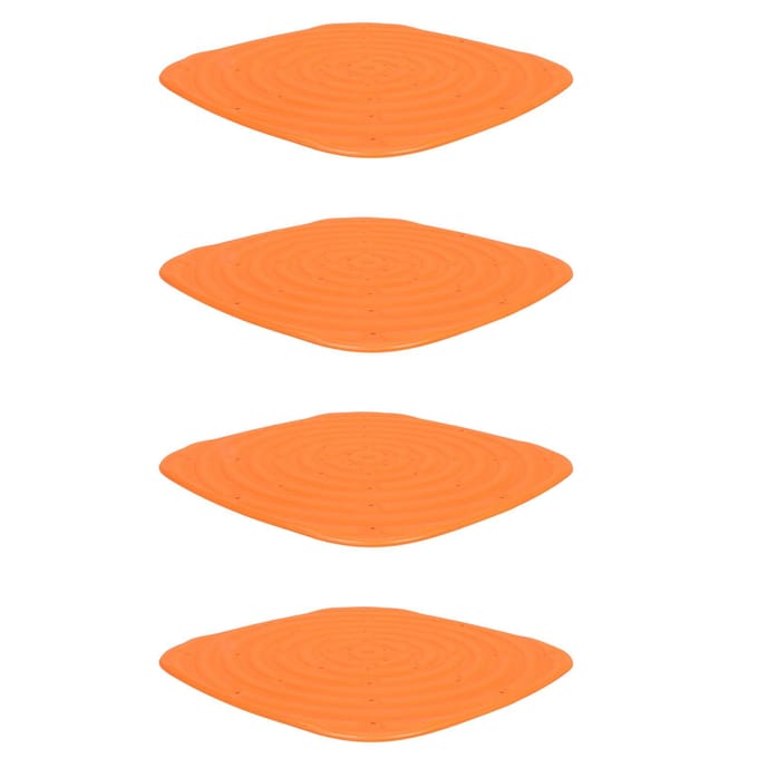 4 STUKS Kip Nestkussen Wasbaar Nestkast Kussen Herbruikbaar Bodembedekking Mat Kip Bedden Box Liners Kussen oranje