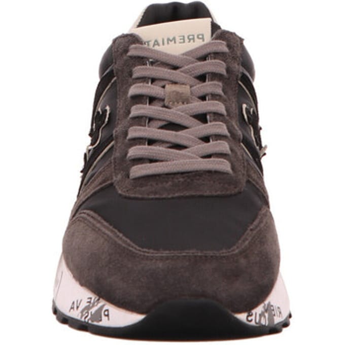 Premiata Lander Sneakers - Suède - Heren - Grijs - Maat 42