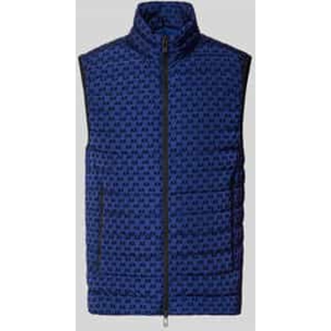 Regular fit bodywarmer met eendendons en veren model 'PIUMINO'