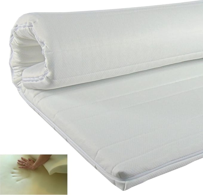 Slaaploods.nl Topdekmatras - Traagschuim Comfort - 80x210 cm - Dikte 8 cm