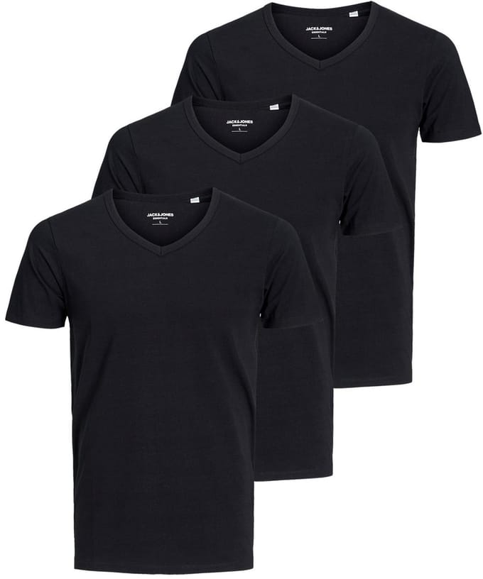 Jack & Jones Heren t-shirt 3 pack Essentials