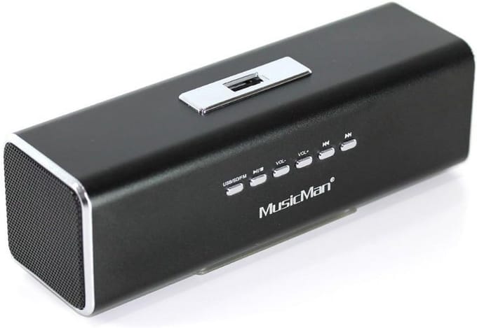 Draagbare Bluetooth Speaker met FM Radio, MP3 Speler en Lange Batterijduur