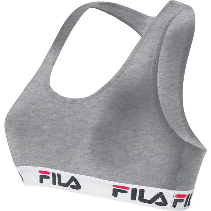 Fila - Woman Bra Elastic Band - Dames Ondergoed - L - Grijs