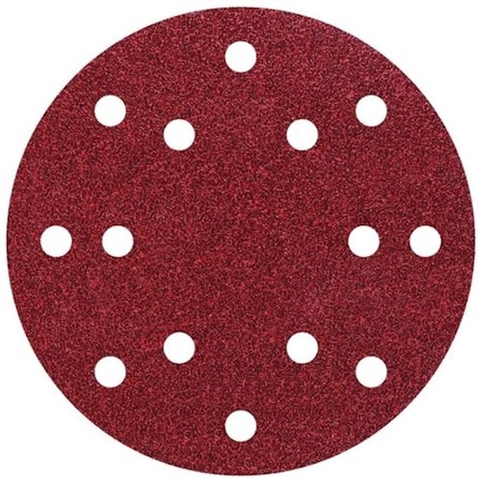 Wolfcraft 1843000 Excenterschuurpapier Met klittenband, Geperforeerd Korrelgrootte (num) 120 (Ø) 150 mm 5 stuk(s)
