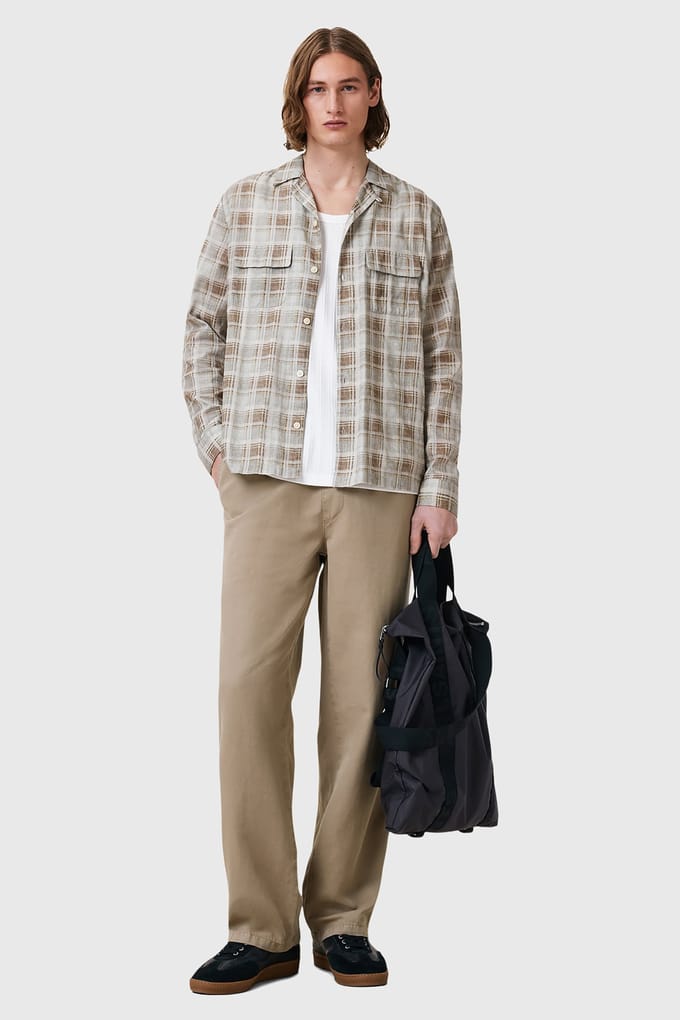 AllSaints Hanbury Trouser Rangifer Brown Größe: M | Maßgeschneiderte Hosen Outlet | Herren | Braun