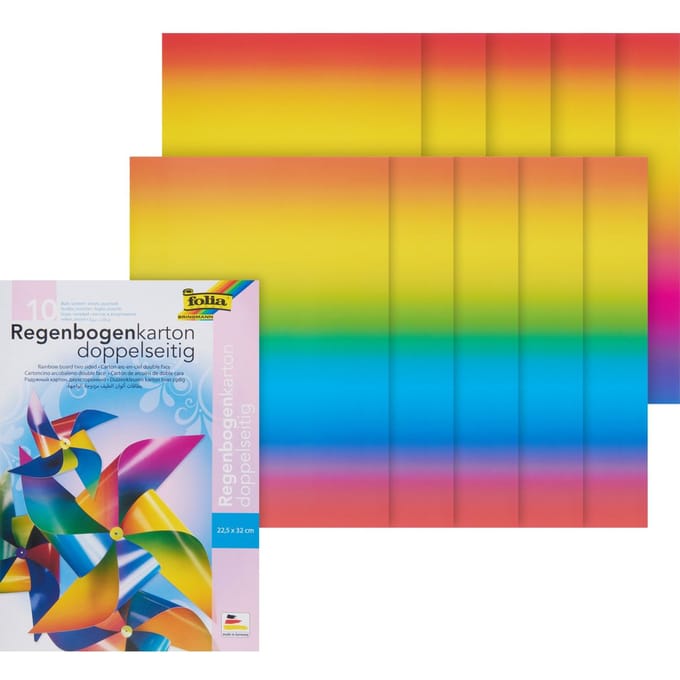 Regenboog Knutselkarton